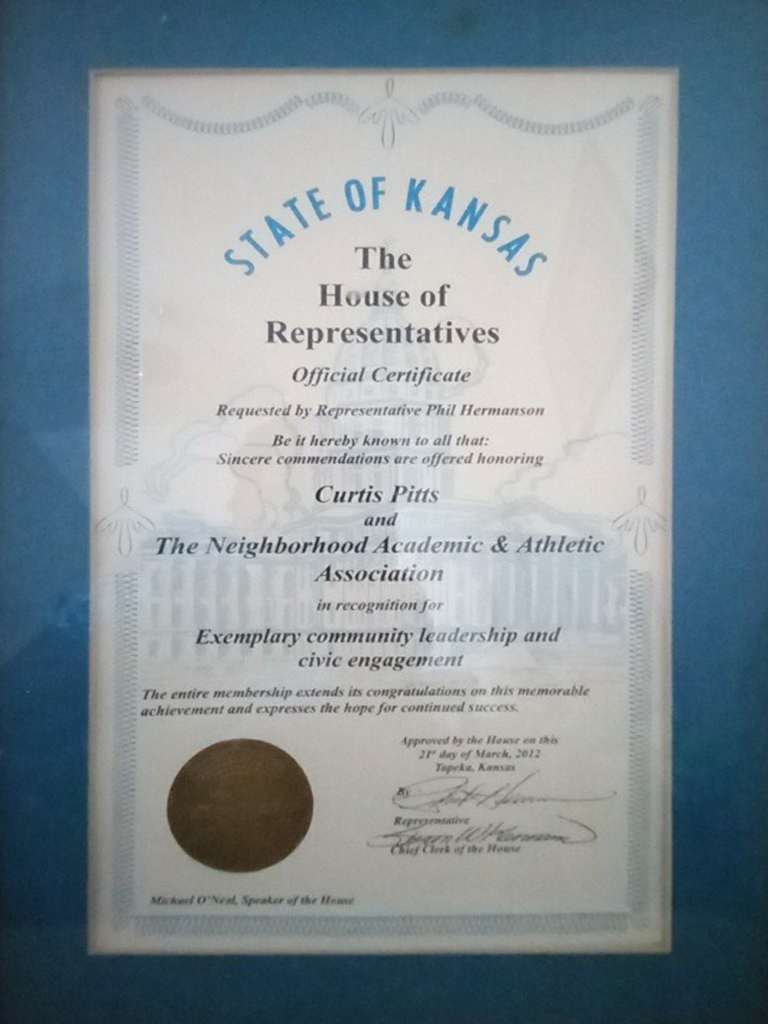 State of Kansas Recognition
